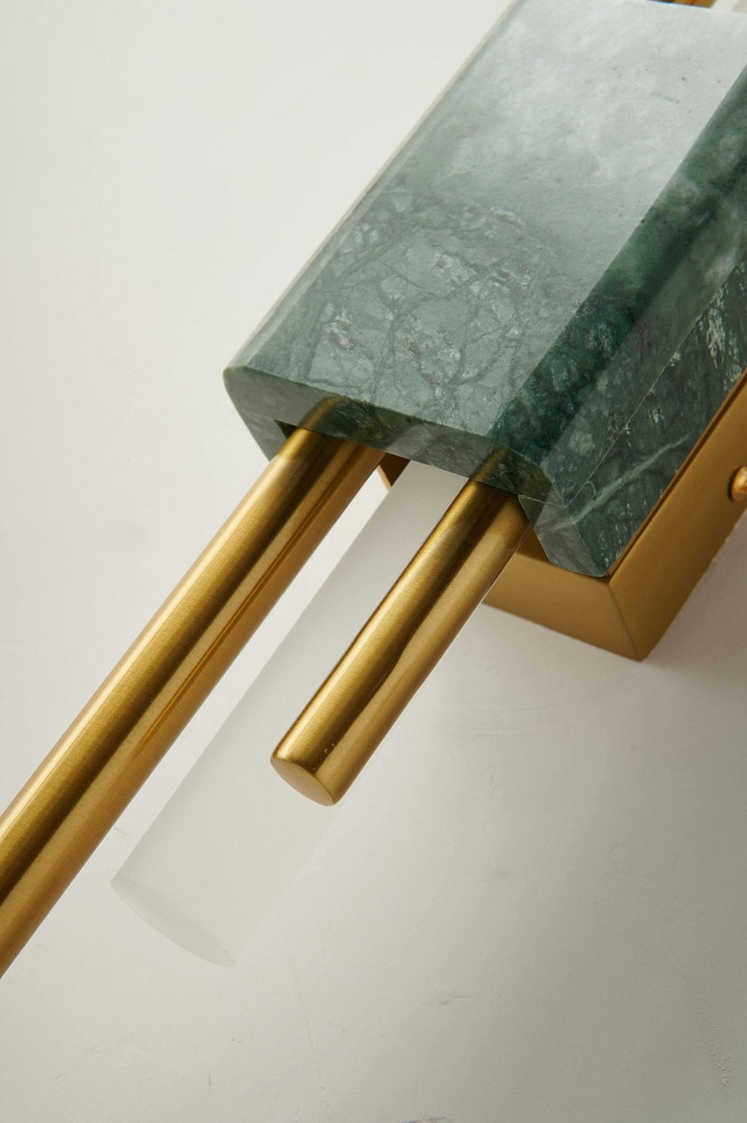 Marble Asymmetric Rod Wall Sconce