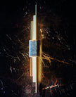 Marble Asymmetric Rod Wall Sconce