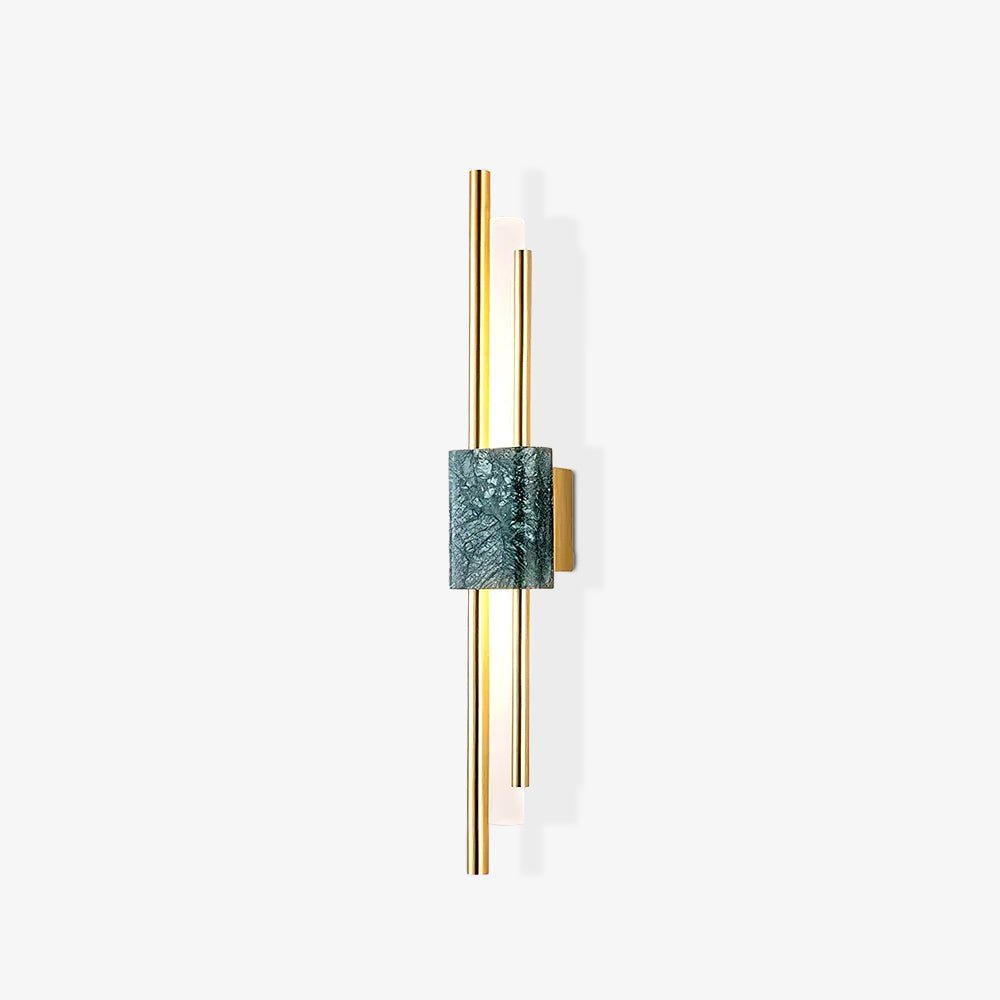 Marble Asymmetric Rod Wall Sconce