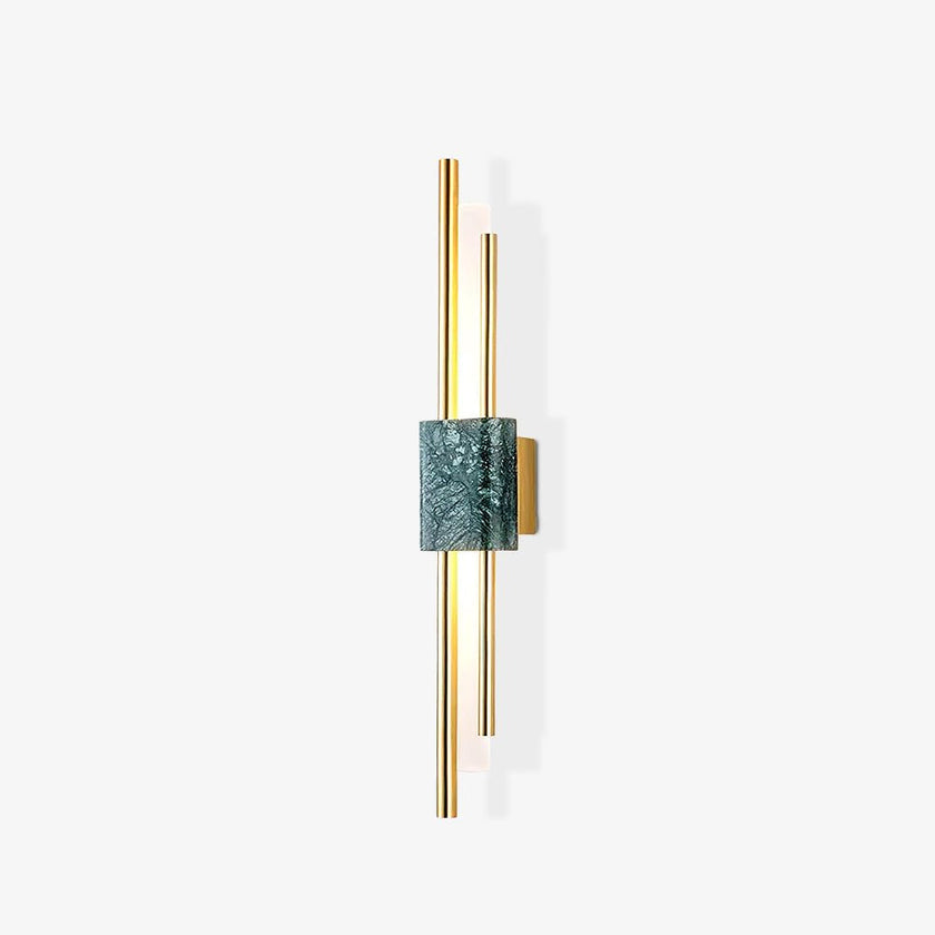 Marble Asymmetric Rod Wall Sconce