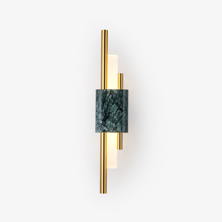Marble Asymmetric Rod Wall Sconce