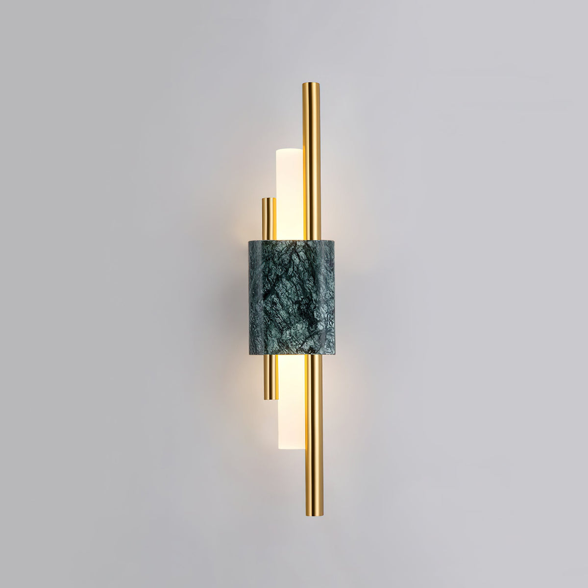 Marble Asymmetric Rod Wall Sconce
