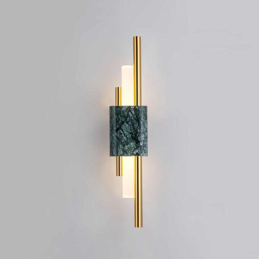 Marble Asymmetric Rod Wall Sconce