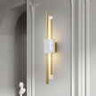 Marble Asymmetric Rod Wall Sconce