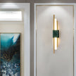 Marble Asymmetric Rod Wall Sconce