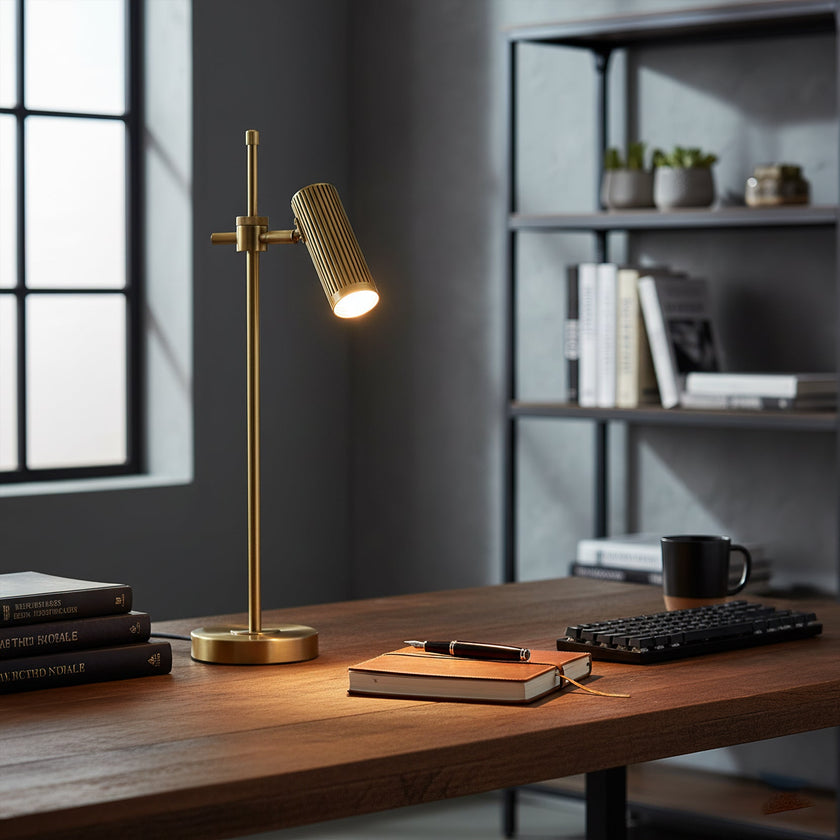 Modern Solid Brass Table Lamp