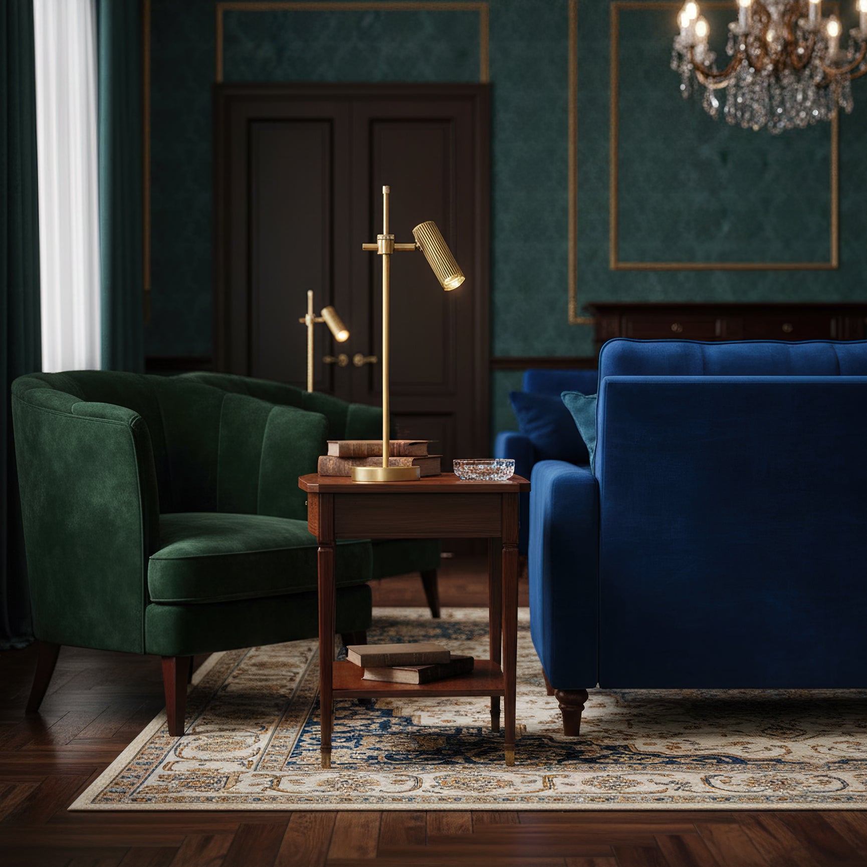 Modern Solid Brass Table Lamp