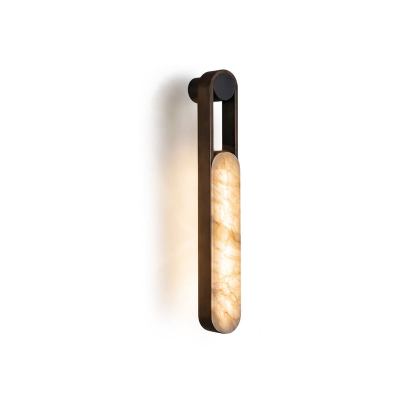 Calvrane Alabaster Linear Wall Sconce
