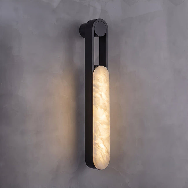 Calvrane Alabaster Linear Wall Sconce