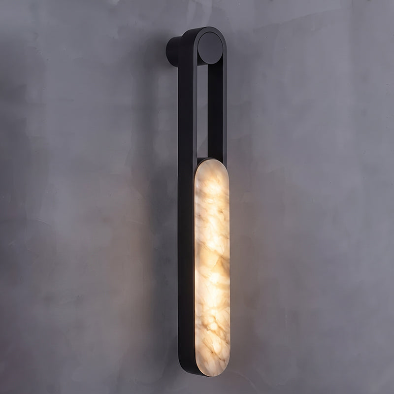 Calvrane Alabaster Linear Wall Sconce