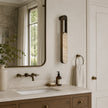Calvrane Alabaster Linear Wall Sconce