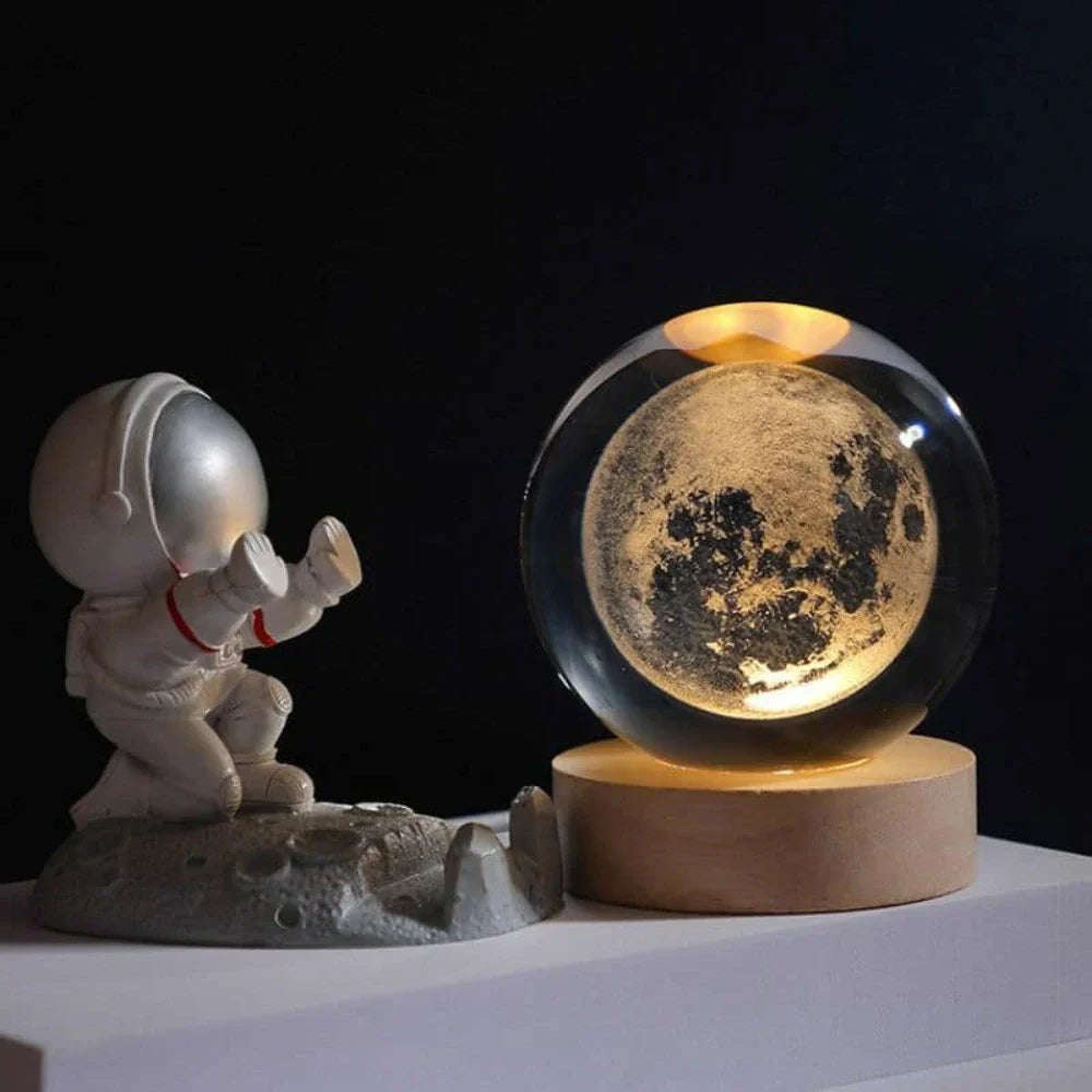 Modern Luminous Crystal Ball Night Light