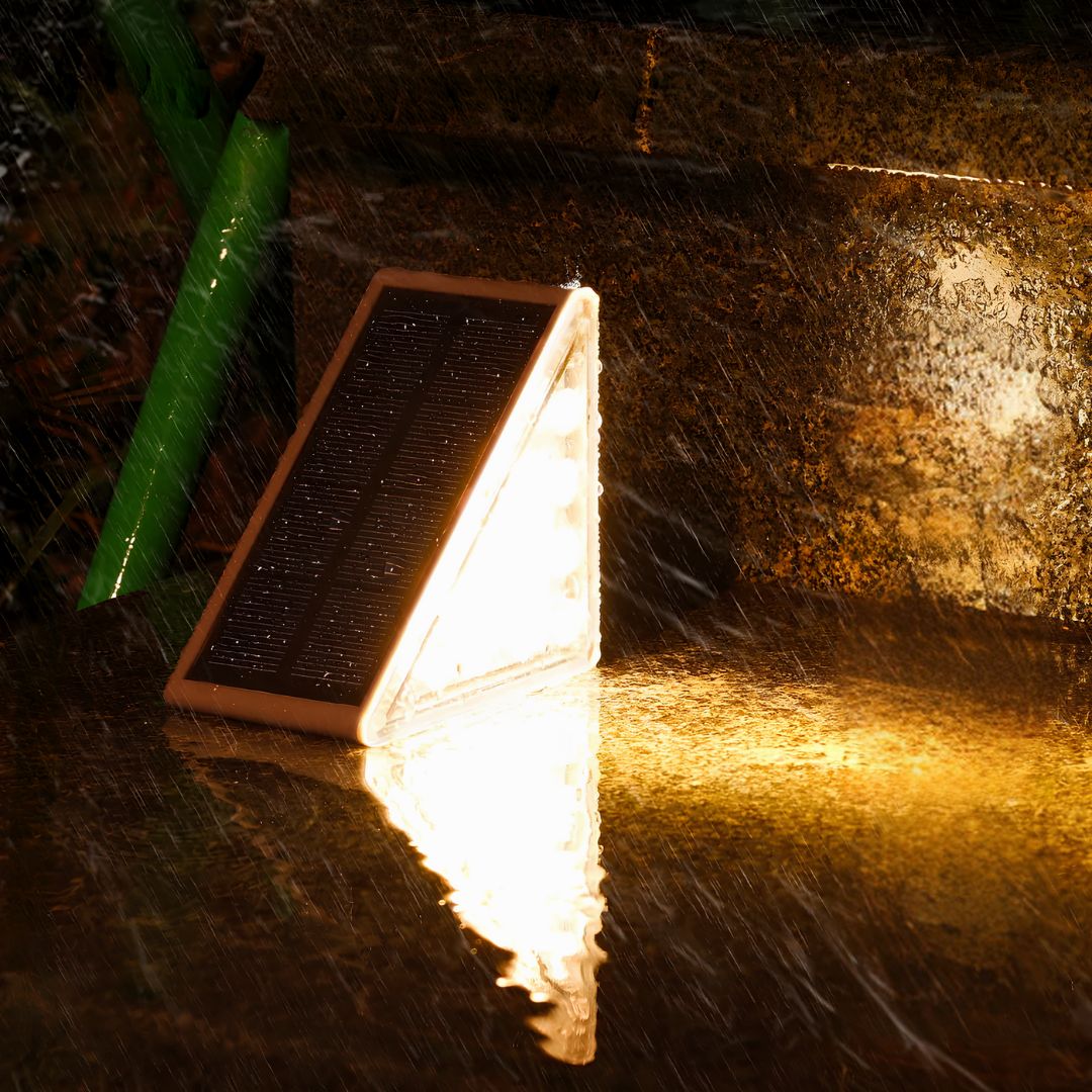 Modern Solar Powered Stair Lights