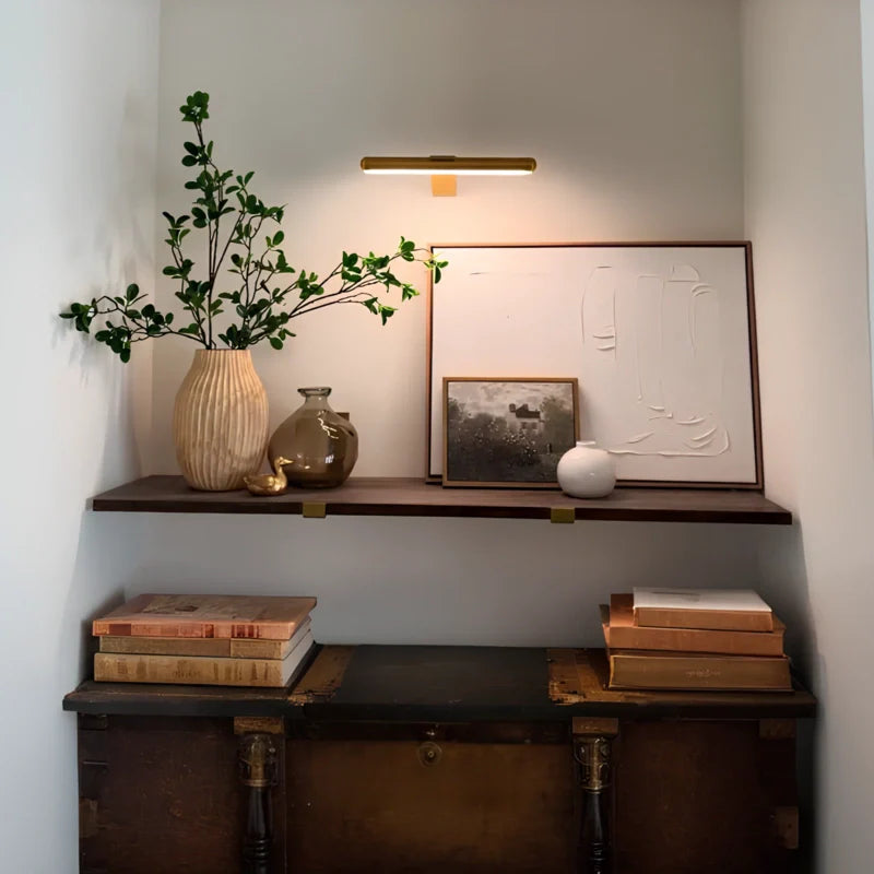 Dimmable Aluminum Modern Cordless Wall Art Light