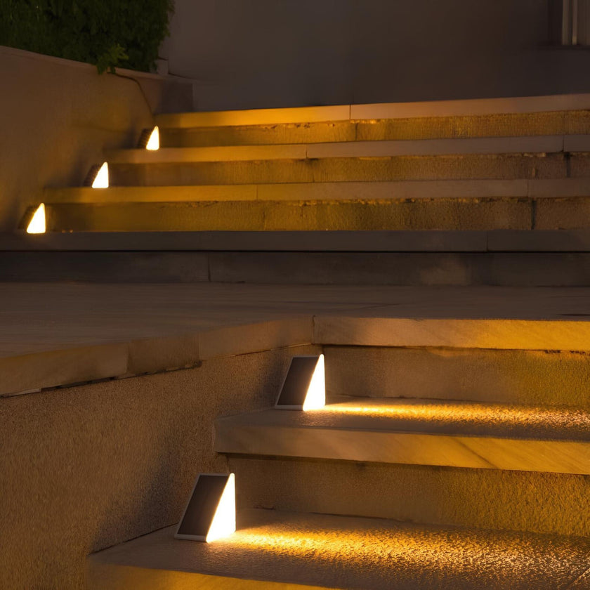Modern Solar Powered Stair Lights