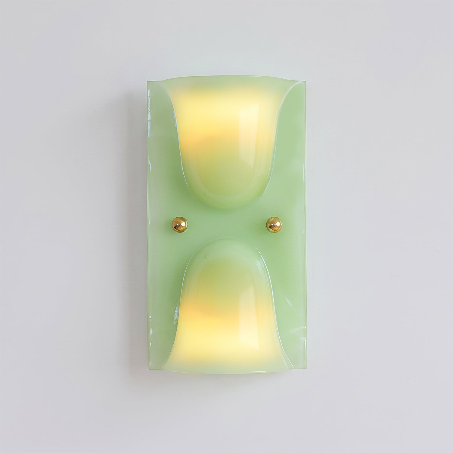 Calvrane Resin Scoop Wall Sconce