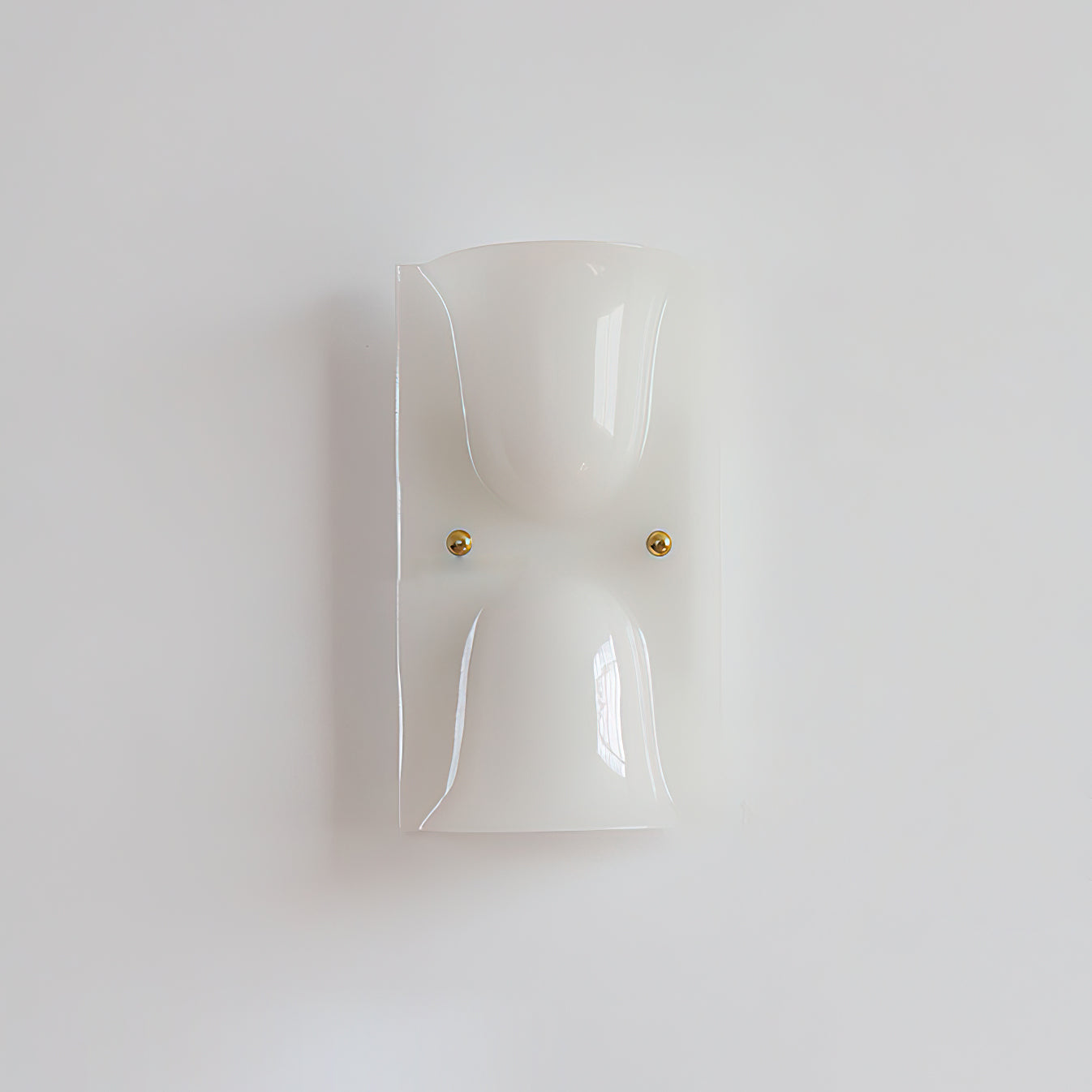 Calvrane Resin Scoop Wall Sconce