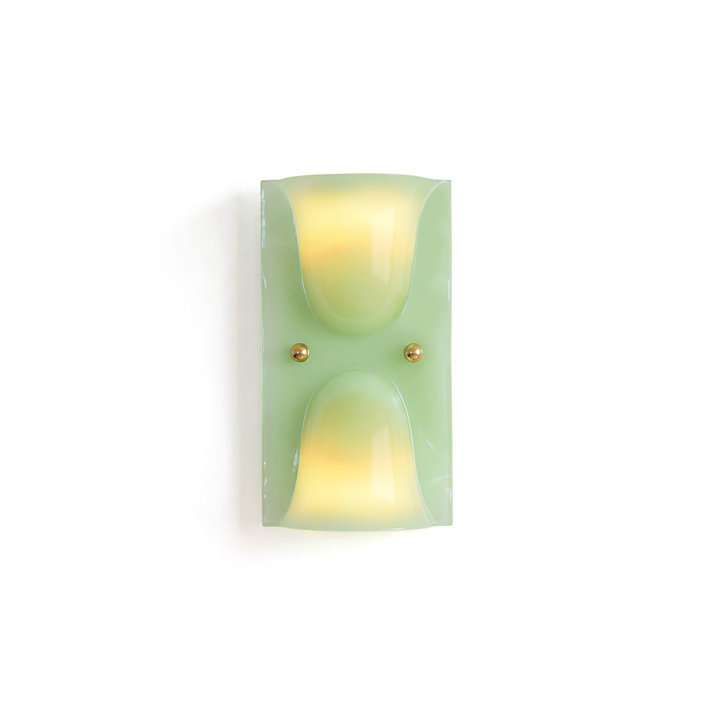 Calvrane Resin Scoop Wall Sconce