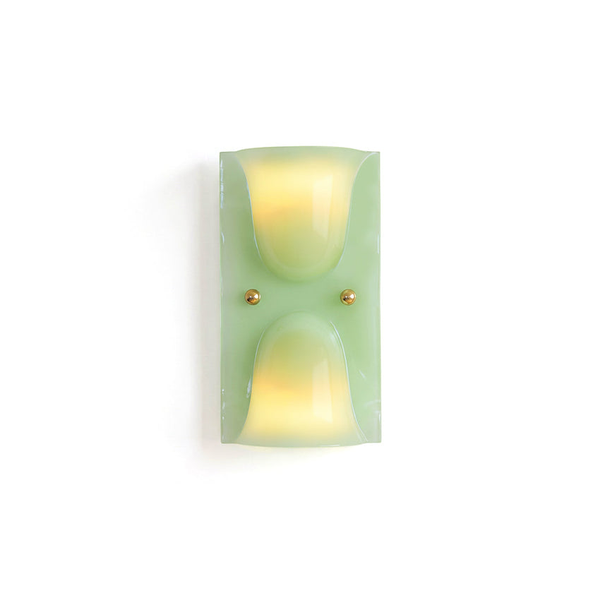 Calvrane Resin Scoop Wall Sconce