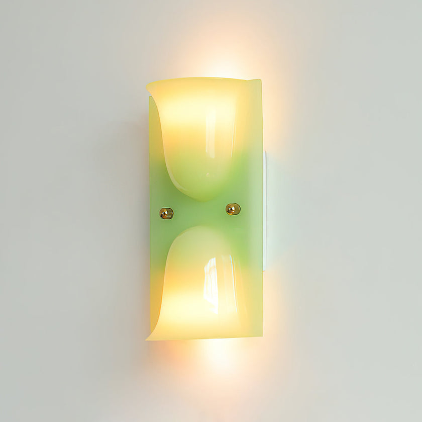 Calvrane Resin Scoop Wall Sconce