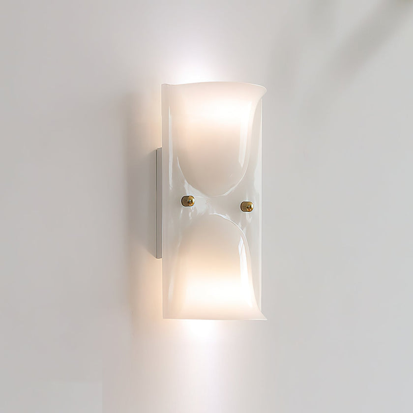 Calvrane Resin Scoop Wall Sconce