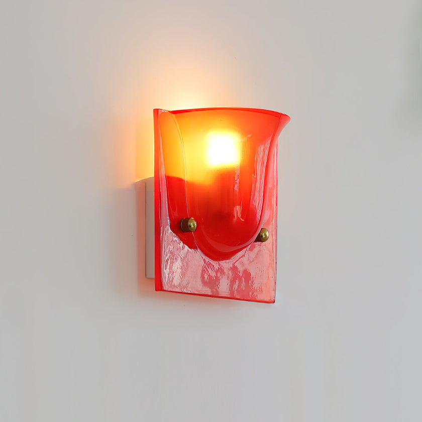 Calvrane Resin Scoop Wall Sconce