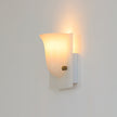 Calvrane Resin Scoop Wall Sconce