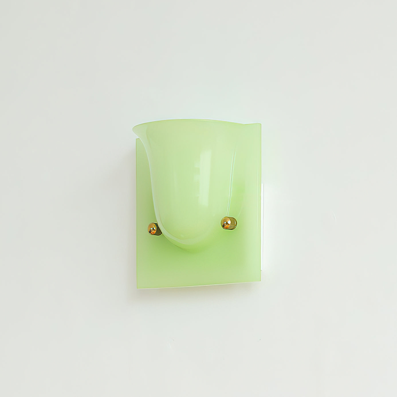Calvrane Resin Scoop Wall Sconce
