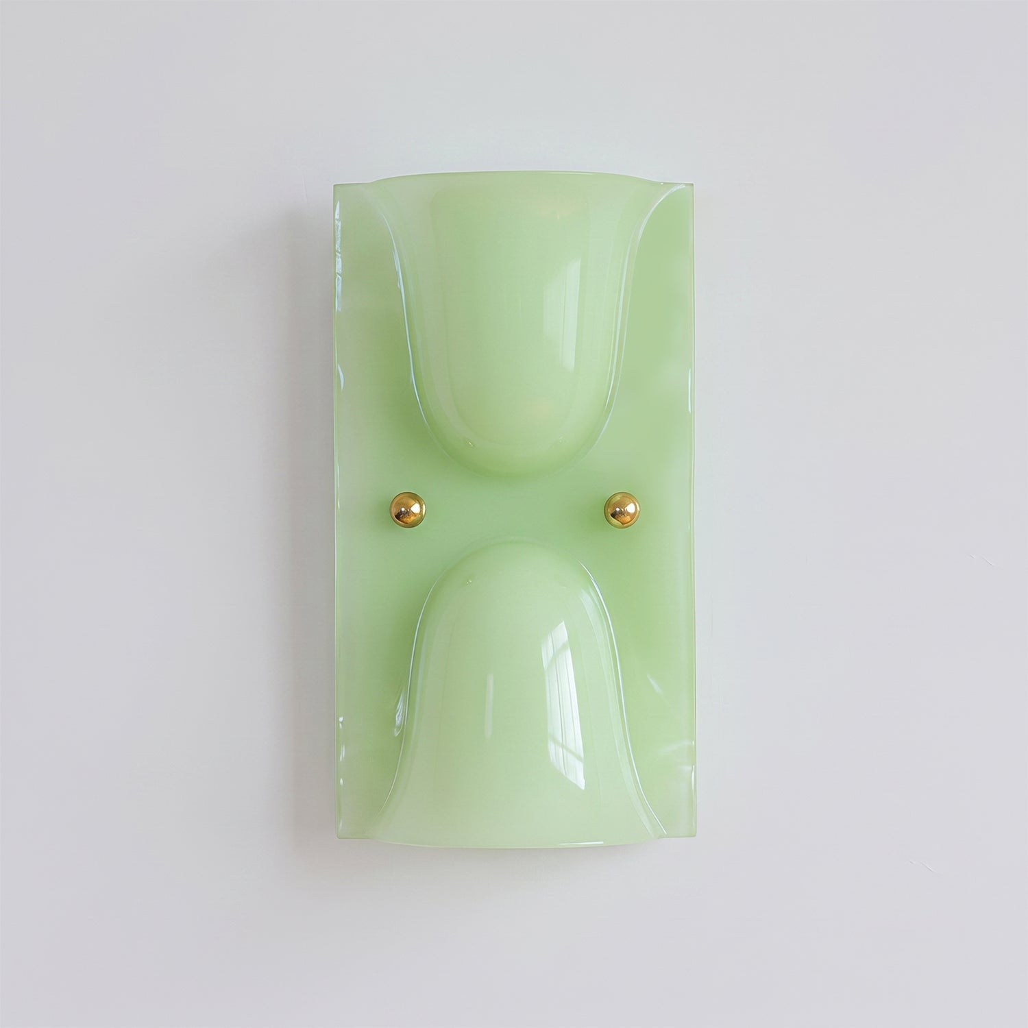 Calvrane Resin Scoop Wall Sconce