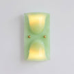 Calvrane Resin Scoop Wall Sconce