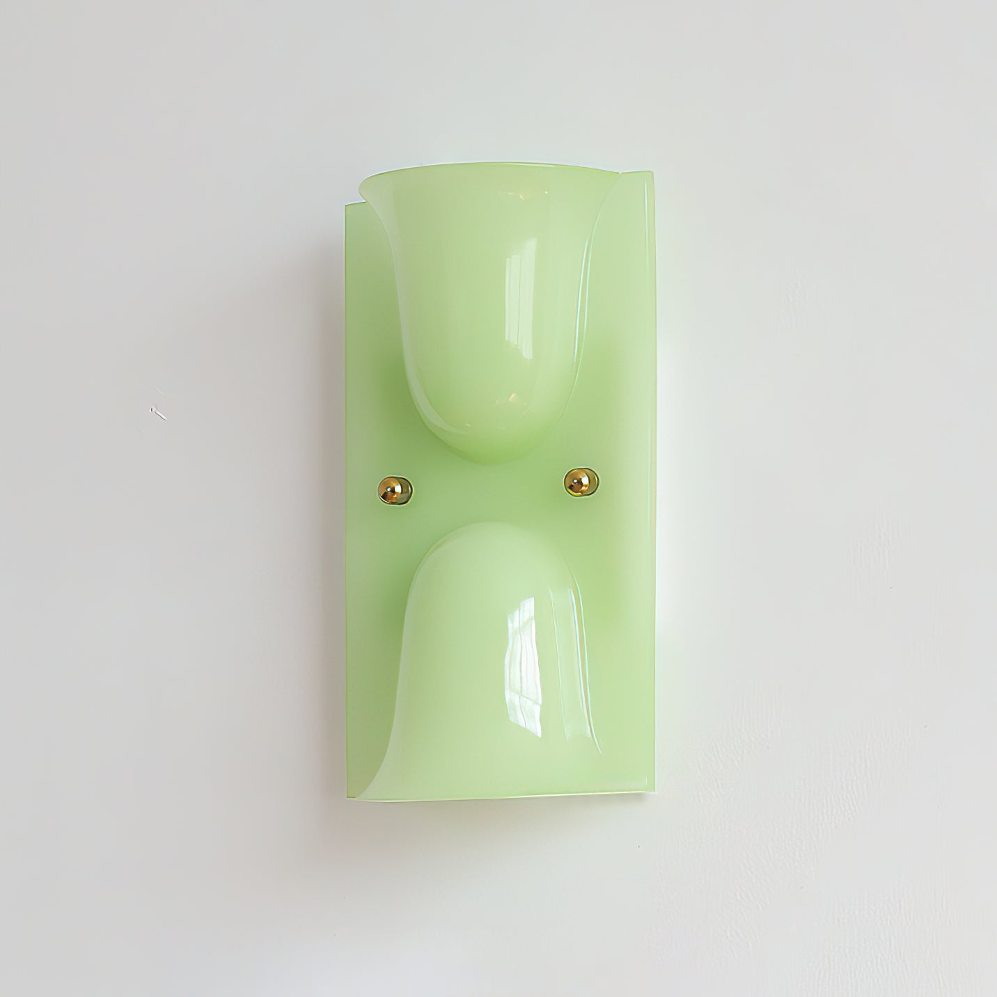 Calvrane Resin Scoop Wall Sconce