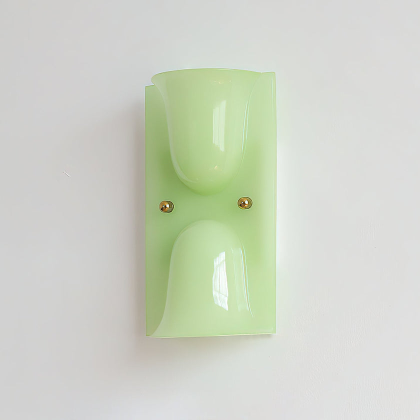 Calvrane Resin Scoop Wall Sconce