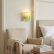 Calvrane Resin Scoop Wall Sconce