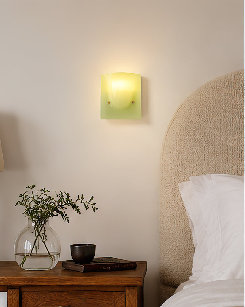 Calvrane Resin Scoop Wall Sconce