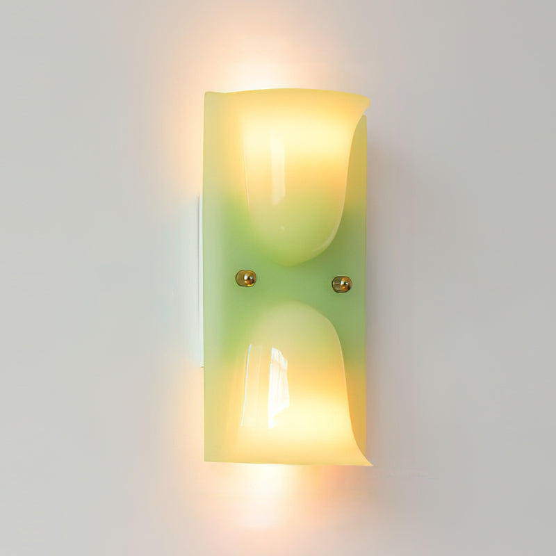 Calvrane Resin Scoop Wall Sconce