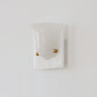 Calvrane Resin Scoop Wall Sconce