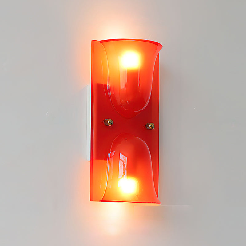 Calvrane Resin Scoop Wall Sconce