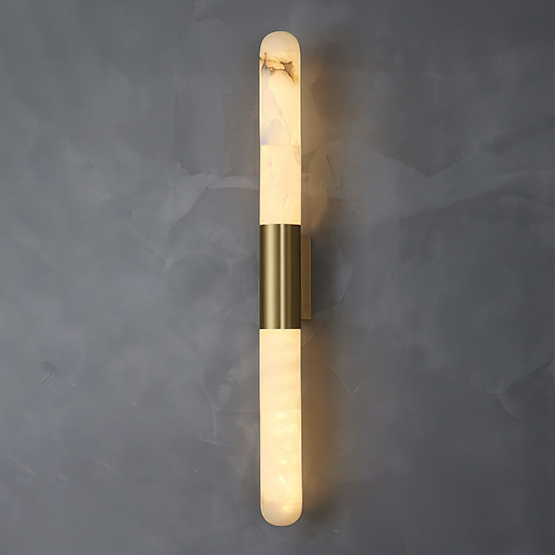 Calvrane Alabaster Bar Wall Sconce