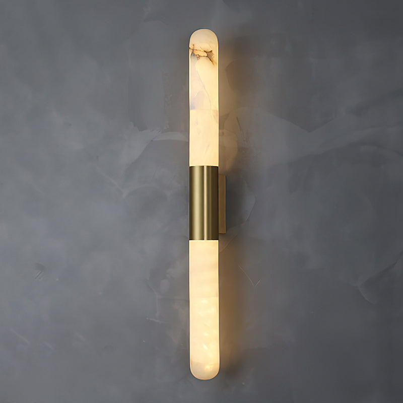 Calvrane Alabaster Bar Wall Sconce