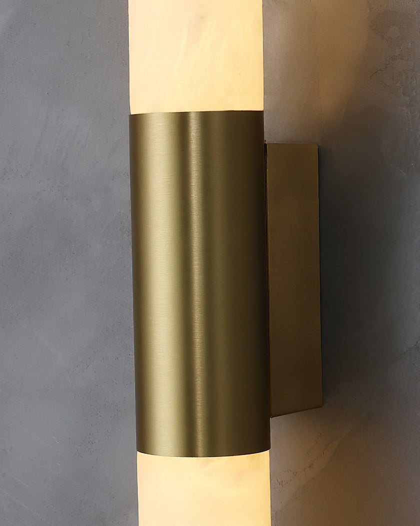 Calvrane Alabaster Bar Wall Sconce