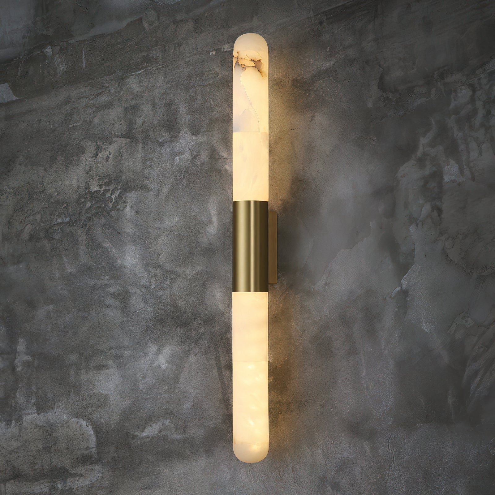 Calvrane Alabaster Bar Wall Sconce