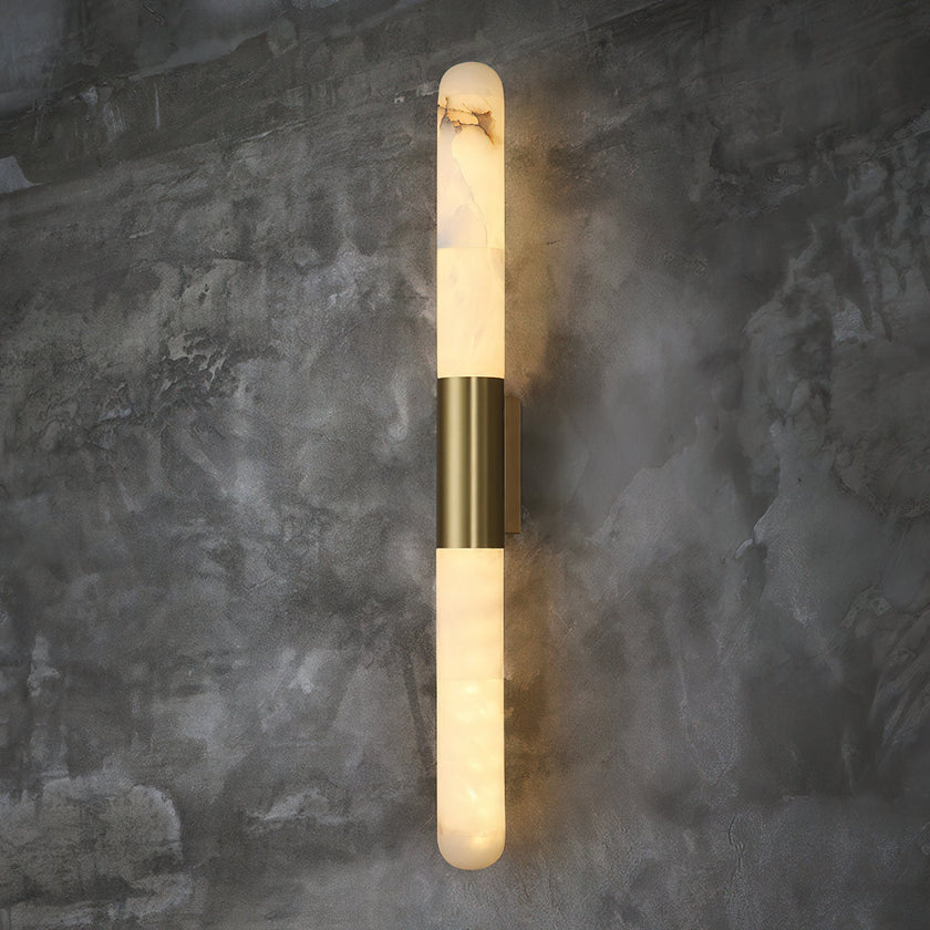 Calvrane Alabaster Bar Wall Sconce
