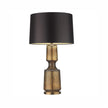 Tinted Glass & Metal Accent Table Lamp