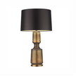 Tinted Glass & Metal Accent Table Lamp