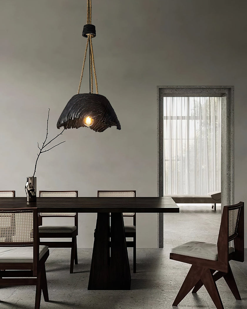 Calvrane Textured Resin Dome Pendant Light