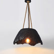 Calvrane Textured Resin Dome Pendant Light