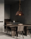 Calvrane Textured Resin Dome Pendant Light