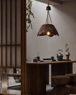 Calvrane Textured Resin Dome Pendant Light