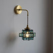 Calvrane Rippled Glass Wall Sconce