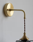 Calvrane Rippled Glass Wall Sconce